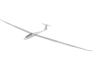 Nimbus 4D Glider 3D Model preview