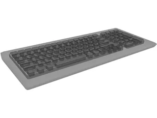 Computer Keyboard 3D Model preview