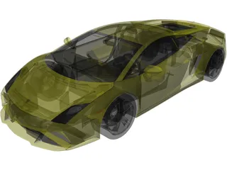 Lamborghini Gallardo LP560-4 (2013) 3D Model preview