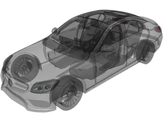 Mercedes-Benz C-Class C250 W205 (2015) 3D Model preview