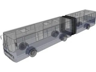 Ikarus 280 Gelekbus 3D Model preview