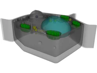 Plant Cell 3D Model preview