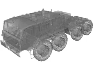 MAZ-537 3D Model preview