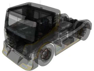 Mercedes-Benz ABF Mannheim-Baden 3D Model preview