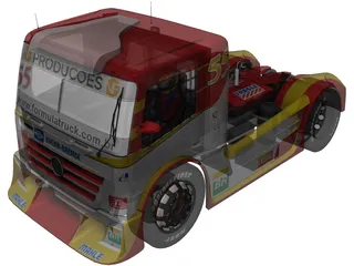 Mercedes-Benz ABF Racing Team 3D Model preview