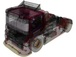 Scania G470 Ticket Car Corinthians Motorsport 3D Model preview