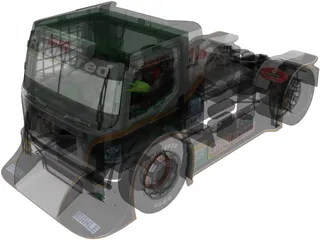 Volvo FH DB Motorsport 3D Model preview