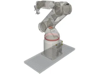 Motoman MH5L Robot 3D Model preview