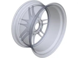 Volk Rays TE37 3D Model preview