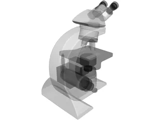Leica Optical Microscope 3D Model preview