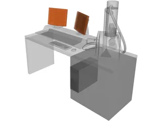 Scanning Electron Microscope 3D Model preview