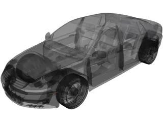 Volkswagen Phaeton W12 3D Model preview