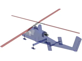 Kaman K-MAX K-1200 3D Model preview