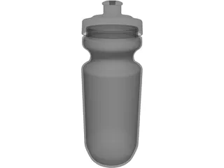 Water Bottle 3D Model preview