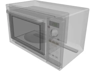 Samsung Microwave Oven 3D Model preview