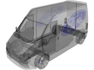 Ford Transit [Tuned] 3D Model preview