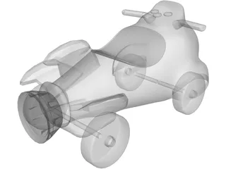 Rocket 3D Model preview