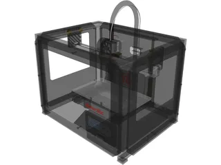 3D Printer 3D Model preview