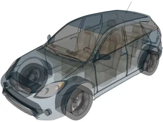 Toyota Matrix 3D Model preview