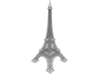 Eiffel Tower 3D Model preview