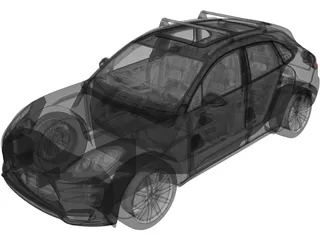 Porsche Macan Turbo (2014) 3D Model preview