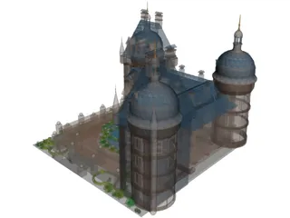 Mumbai University Conversation Centre 3D Model preview