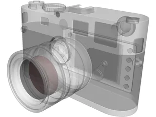 Leica M8 Digital Camera 3D Model preview