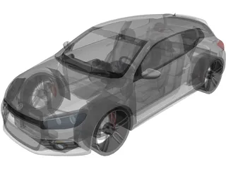 Volkswagen Scirocco 3D Model preview