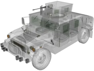 Humvee 3D Model preview