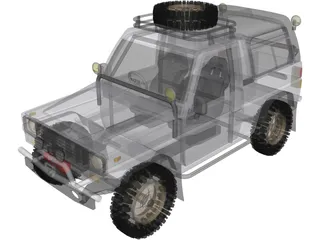 Daihatsu Rocky 3D Model preview