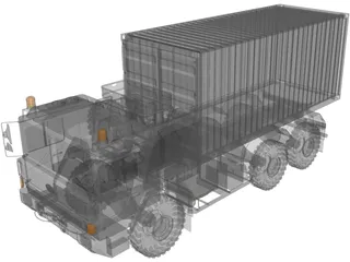 Raba H25 Container 3D Model preview