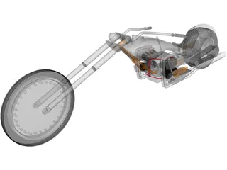 Chopper 3D Model preview
