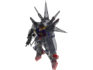 Gundam Providence ZGMF-X13A 3D Model preview