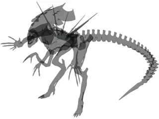 Alien Queen 3D Model preview