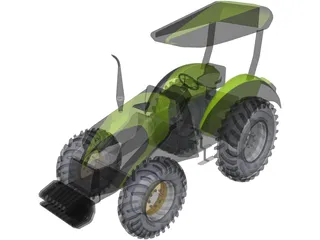 Tractor 3D Model preview