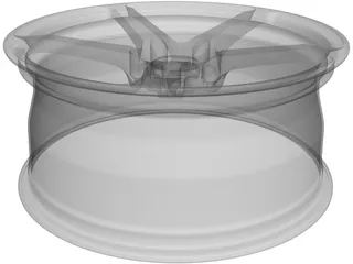Wheel 19inch 3D Model preview