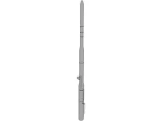 Gas Flare 3D Model preview