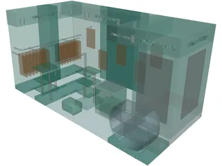 Display Booth 3D Model preview