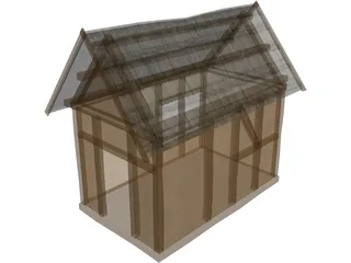 Medieval Building 3D Model preview