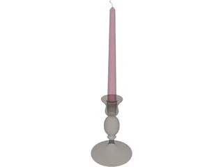 Candle 3D Model preview