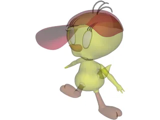 Tweety 3D Model preview