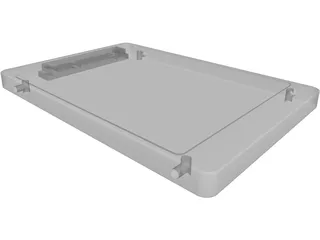 Slim SSD 3D Model preview