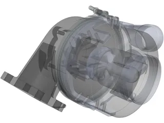 Aerocharger 3D Model preview