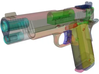 Kimber 1911 3D Model preview
