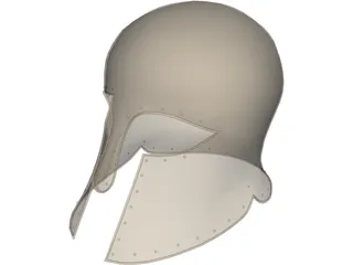 Greek Helmet 3D Model preview