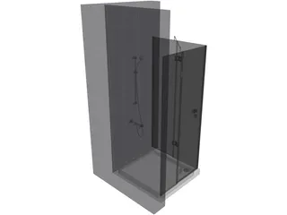 Shower Box 3D Model preview