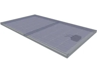 Sharp NU Solar Panel 3D Model preview