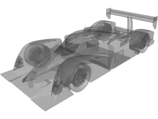 Peugeot 908 Le Mans 3D Model preview