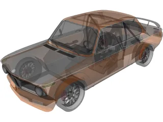 BMW 2002 Alpina 3D Model preview