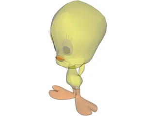 Tweety 3D Model preview